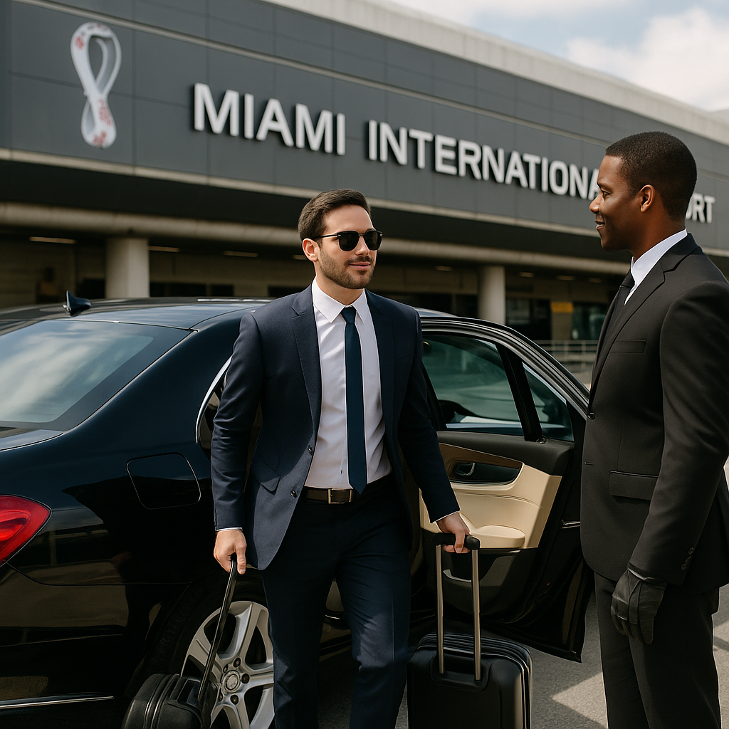 Private Airport Transfers for FIFA Fans Arriving in Miami